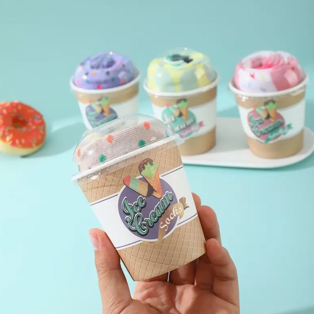 Novelty Fun Ice Cream Socks - Picture 5 of 5